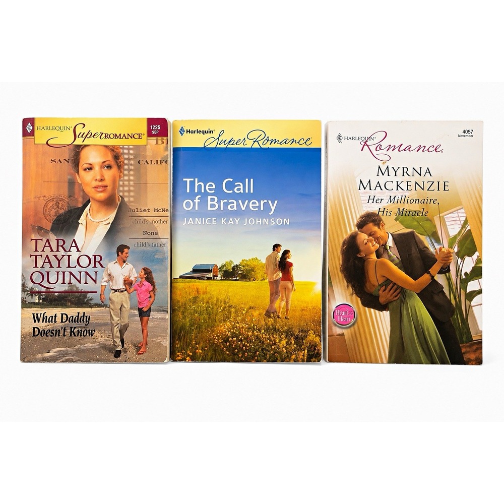 Harlequin Romance Lot 3 Paperback Books What Daddy Doesn't Know+2 More